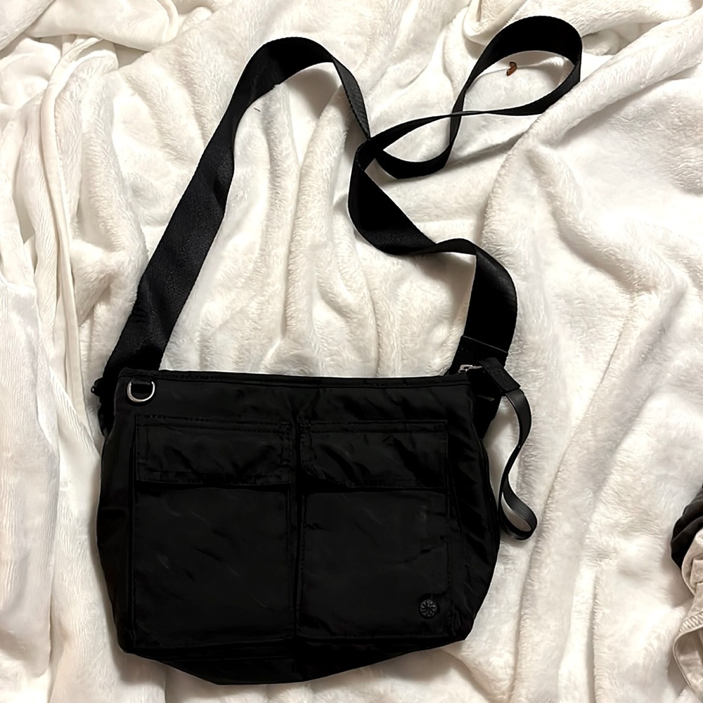 Athleta cross body black bag